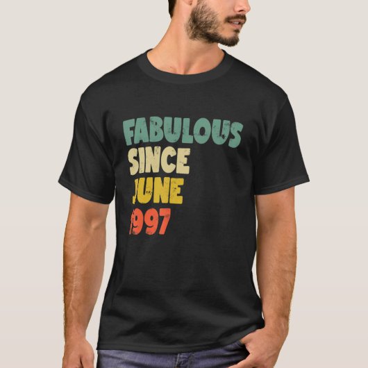 1997年6月以来の素晴らしい男の子の男の子の女の子 Tシャツ (正面)
