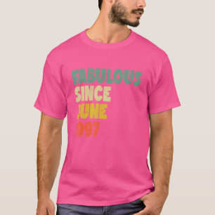 1997年6月以来の素晴らしい男の子の男の子の女の子 Tシャツ