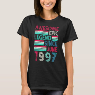 1997年6月生まれのレジェンドが25歳の誕生日を迎える Tシャツ
