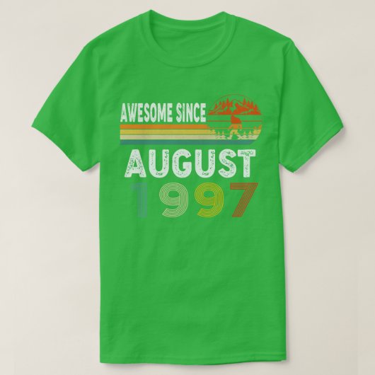 1997年8月から最高! Tシャツ (デザイン正面)
