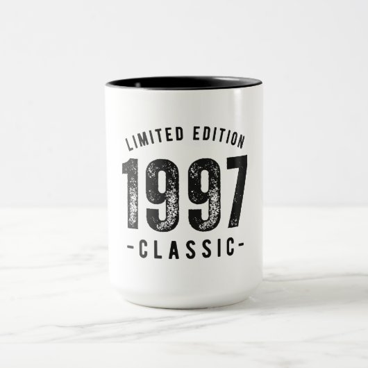 1997年 クラシックな誕生年 マグカップ (中央)