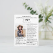 1997新聞誕生日ポストカード ポストカード (スタンド正面)