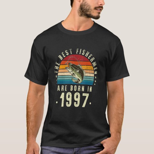 1997最高の年に漁師がヴィンテージ25位に達した Tシャツ (正面)