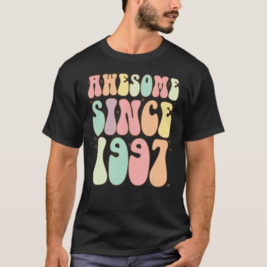 1997素晴らし年誕生日25歳の女性M Tシャツ (正面)