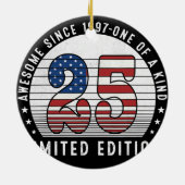 1997素晴らし年25歳25誕生日以来 セラミックオーナメント (裏面)