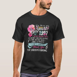 1997素晴らし年25誕生日以来、私は2月Giである Tシャツ