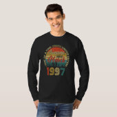 1997素晴らし年3月以来ヴィンテージ25誕生日 Tシャツ (正面フル)