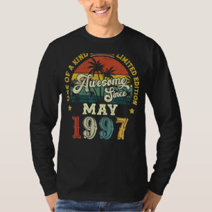 1997素晴らし年5月ヴィンテージ25誕生日以降 Tシャツ