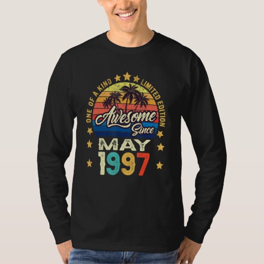 1997素晴らし年5月ヴィンテージ25誕生日以降 Tシャツ (正面)