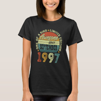 1997素晴らし年9月25日25th Bir Tシャツ