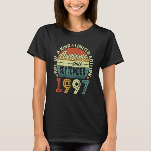 1997素晴らし年9月25日25th Bir Tシャツ (正面)