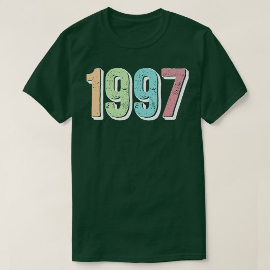 1997誕生年 Tシャツ (デザイン正面)