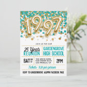 1997高校同窓会招待状 招待状 (スタンド正面)