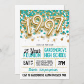 1997高校同窓会招待状 招待状 (正面/裏面)