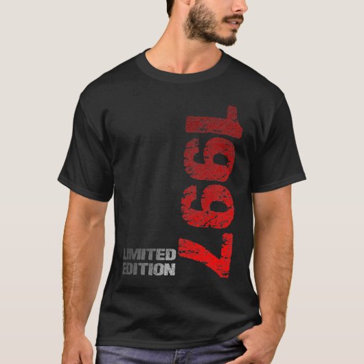 1997 26誕生日生まれ1997 Tシャツ (正面)