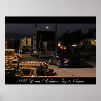 1997 Toyota Supra Turbo ポスター