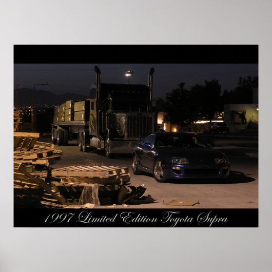 1997 Toyota Supra Turbo ポスター (正面)