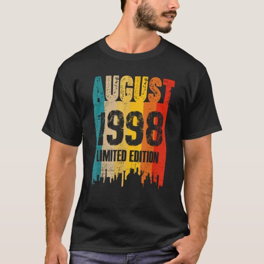 1998威厳がある 25歳1素晴らし歳 Tシャツ (正面)