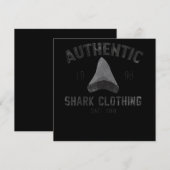 1998年からの本物のサメの服 - サメのギフト 招待状 (正面/裏面)