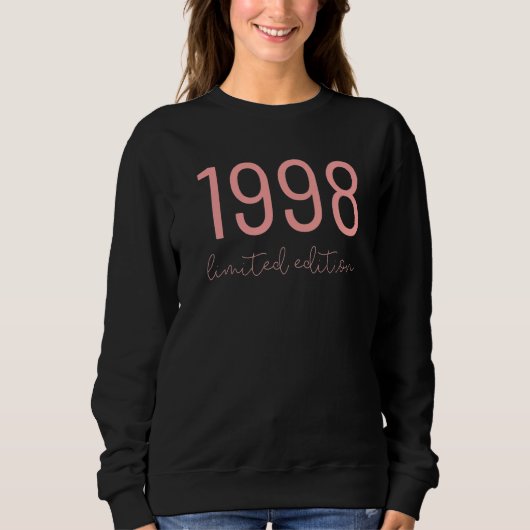 1998年の女性のための生まれ1998年の誕生日プレゼント スウェットシャツ (正面)