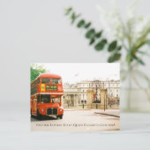 1998年エリザベス女王ゲートによる歴史的ロンドンバス ポストカード (スタンド正面)