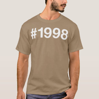 1998年ハッシュタグ 27歳 27歳の誕生日おめでとう 女の子 Tシャツ