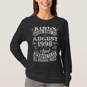 1998年メンズ24生まれ誕生日For Kings威厳がある 2 Tシャツ