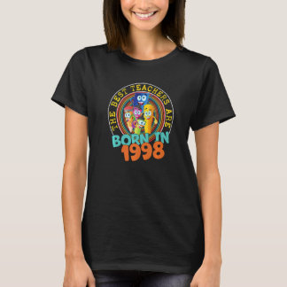 1998年24歳生まれ先生24誕生日茶 Tシャツ