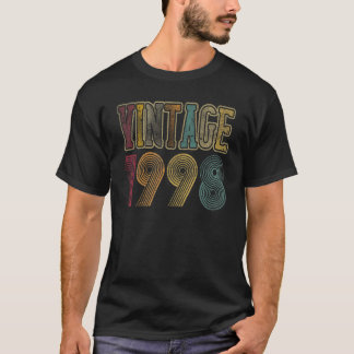 1998年24歳24誕生日レトロヴィンテージ Tシャツ