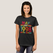 1998年5月設立 誕生日限定版 28歳 Tシャツ (正面フル)