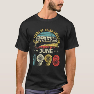 1998年6月限定版レトロ23日目23年 Tシャツ
