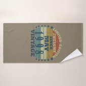 1998生まれ年5月のヴィンテージ誕生日 バスタオル