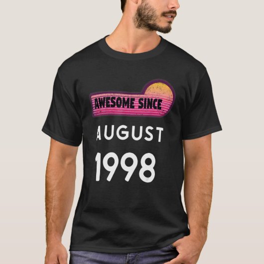 1998素晴らし年の誕生日1998威厳がある Vin以来 Tシャツ (正面)