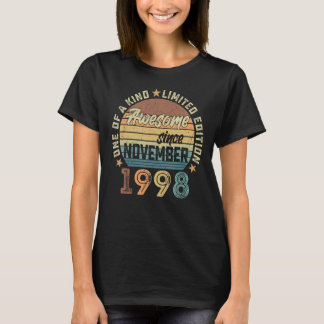 1998素晴らし年11月以来24歳Bir Tシャツ