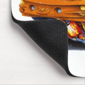 1998-02年のFirebird TRANS AMのオレンジ車 マウスパッド (コーナー)