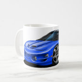 1998-02年のTRANS AMの青車 コーヒーマグカップ (正面左)