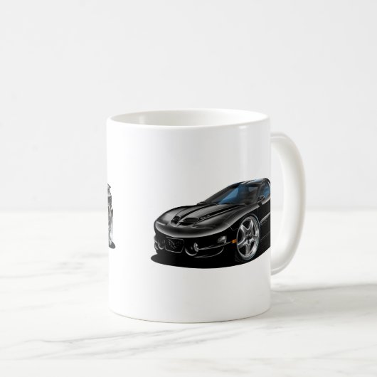 1998-02年のTRANS AMの黒い車 コーヒーマグカップ (正面右)