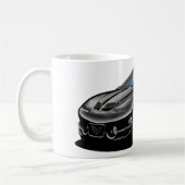 1998-02年のTRANS AMの黒い車 コーヒーマグカップ (左)