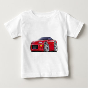 1998-2003年のCamaroの赤車 ベビーTシャツ