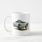 1998-2004年のコルベットの銀製のコンバーチブル コーヒーマグカップ (左)