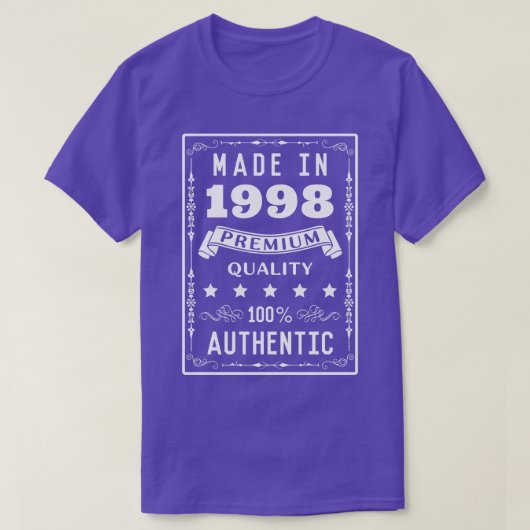 1998 Tシャツ (デザイン正面)