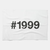 1999ハッシュタグ26誕生日記念日 キッチンタオル (横)