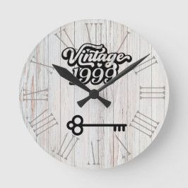 1999ヴィンテージアクリル製壁時計 ラウンド壁時計