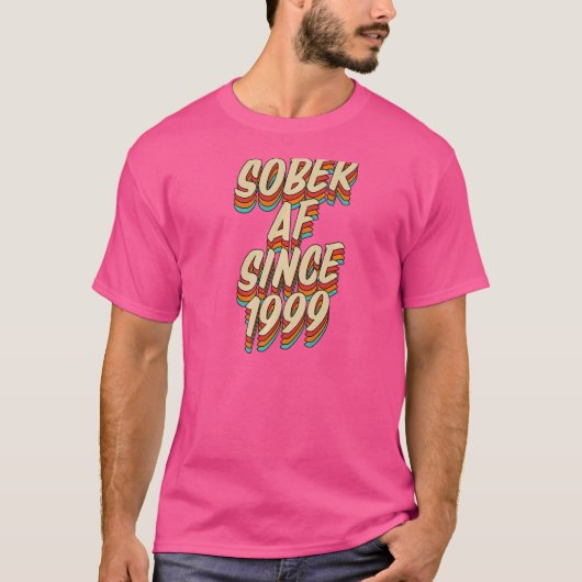 1999年からSober Af壮麗な記念日パーティーSu Tシャツ (正面)