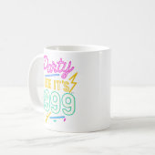 1999年みたいにパーティしよう®™ - ネオンの電圧 コーヒーマグカップ (正面左)