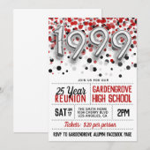 1999年度高校同窓会招待状 招待状 (正面/裏面)