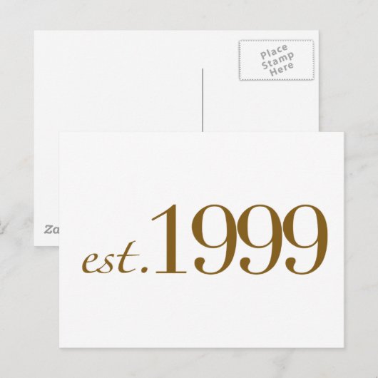 1999年設立 ポストカード (正面/裏面)