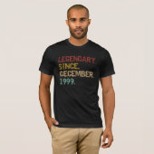 1999年12月以来のレジェンド Tシャツ (正面フル)