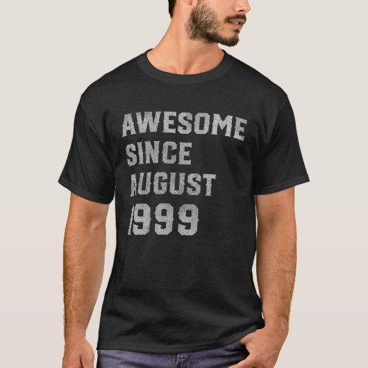 1999年22年素晴らし以威厳がある来22誕生日 Tシャツ (正面)