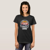 1999年3月以来の伝説的24誕生日24年 Tシャツ (正面フル)